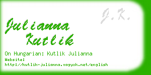 julianna kutlik business card